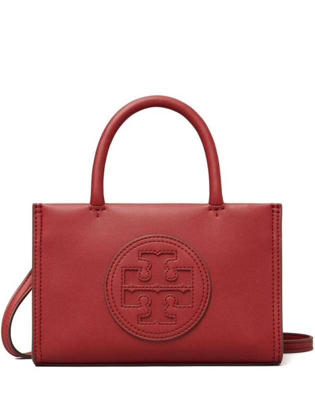 Ella Bio Mini Tote Bag Burgundy - TORY BURCH - BALAAN 1