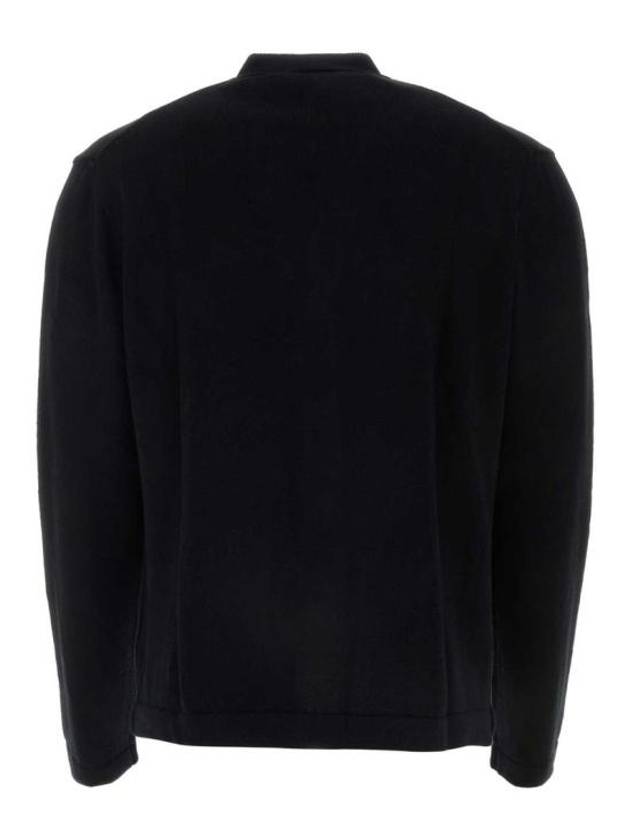 V Neck Cotton Cardigan Black - VIVIENNE WESTWOOD - BALAAN 2