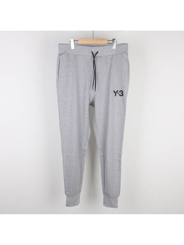 Logo training pants gray DP0578 - Y-3 - BALAAN 1