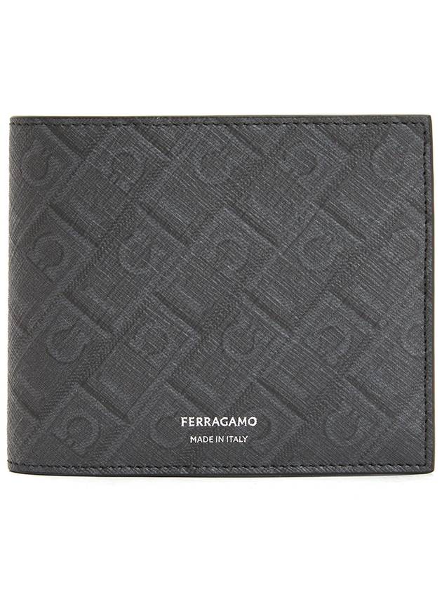 Monogram Half Wallet Nero - SALVATORE FERRAGAMO - BALAAN 2