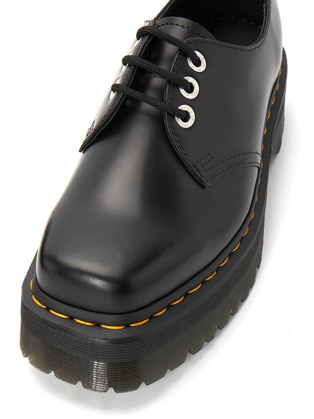 1461 Quad Squared Smooth Leather Platform Derby Black - DR. MARTENS - BALAAN 8