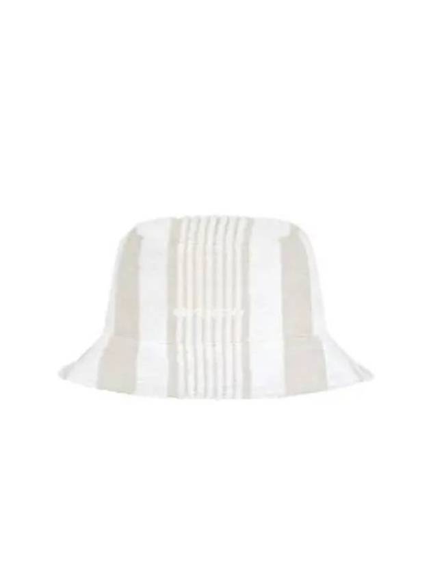 Cotton Towelling Stripes Bucket Hat Ivory - GIVENCHY - BALAAN 2