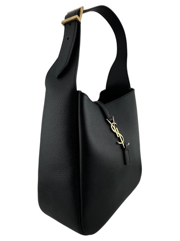 Le 5 A7 Small Hobo Shoulder Bag Black - SAINT LAURENT - BALAAN 3