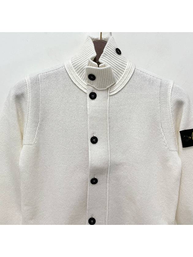 Kids Stone Island Cardigan 8116503 WHITE - STONE ISLAND - BALAAN 4