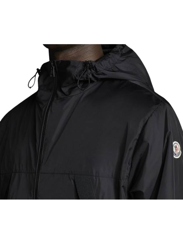 Men's Valry Hooded Jacket Black - MONCLER - BALAAN 4