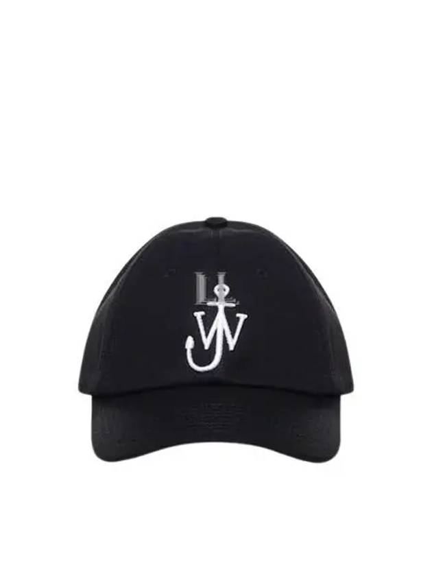 Logo Cotton Canvas Ball Cap Black - JW ANDERSON - BALAAN 2