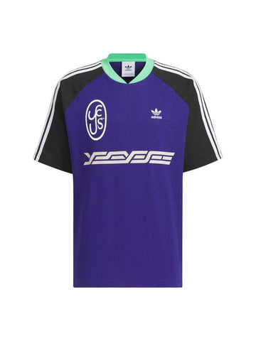 Blueslike Team Jersey Short Sleeve T-Shirt Legacy Indigo - ADIDAS - BALAAN 1