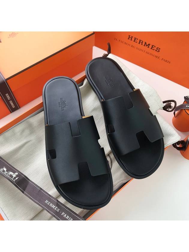 Izmir Sandal Calfskin & Noir - HERMES - BALAAN 7