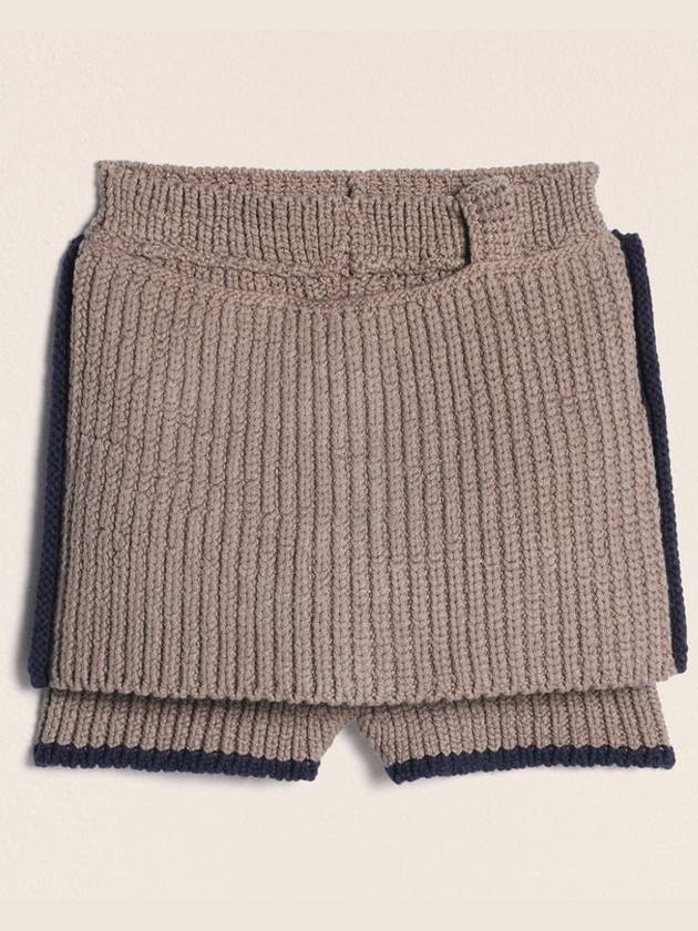 Women's La Jupe Pipa Knit H-Line Skirt Shorts Grey - JACQUEMUS - BALAAN 1