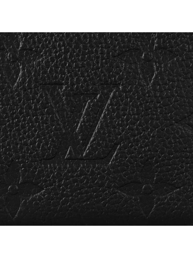 Lisa Monogram Leather Half Wallet Black - LOUIS VUITTON - BALAAN 6