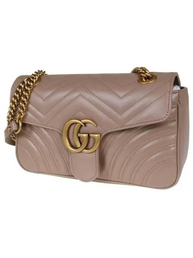 GG Marmont Matelasse Small Shoulder Bag Pink - GUCCI - BALAAN 3