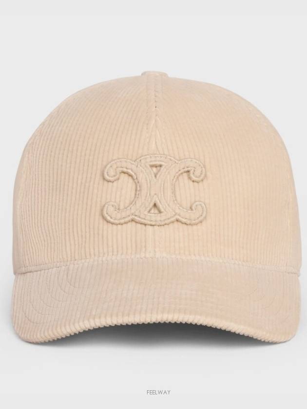 Triomphe Baseball Cap Corduroy - CELINE - BALAAN 1