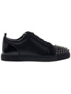 Louis Junior Spike Low Top Sneakers Black - CHRISTIAN LOUBOUTIN - BALAAN 3