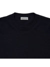 CD Icon Signature Cashmere Knit Top Navy - DIOR - BALAAN 4