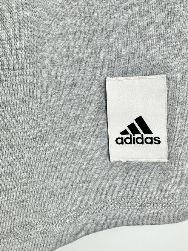 Lounge Fleece Shorts Medium Gray Heather - ADIDAS - BALAAN 3