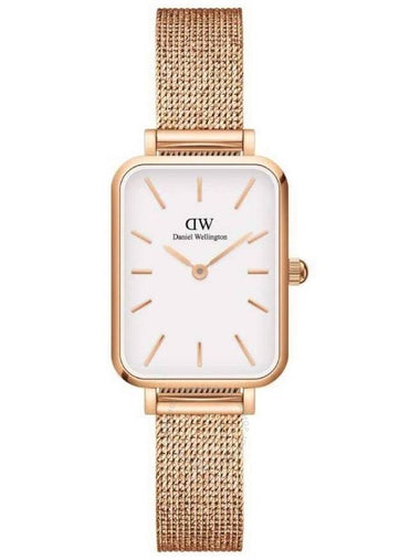 Daniel Wellington Quadro Quartz Eggshell White Dial Ladies Watch DW00100431 - DANIEL WELLINGTON - BALAAN 1