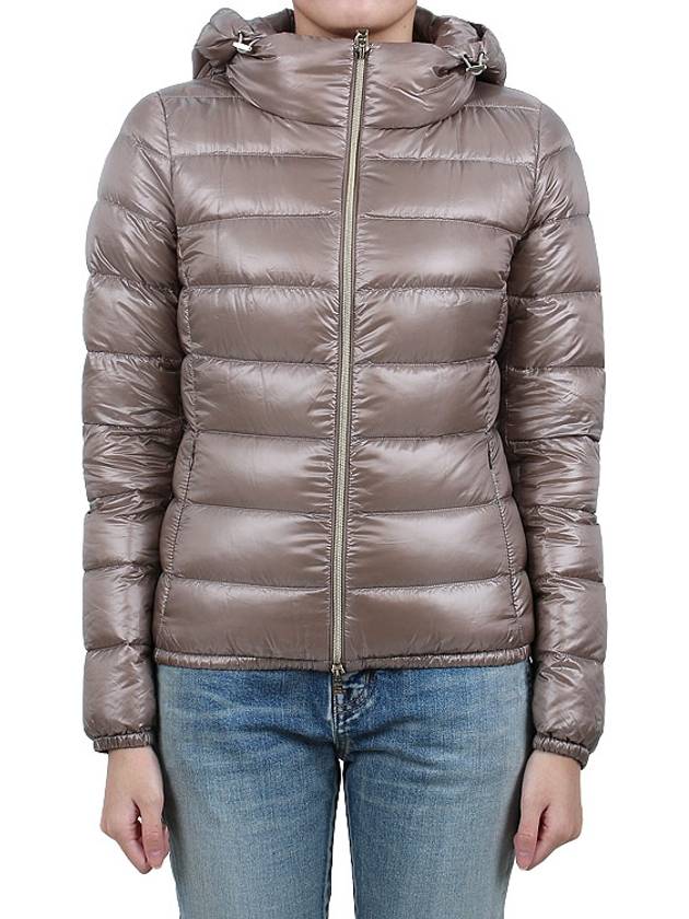 Giada Hooded Down Padding Dove Grey - HERNO - BALAAN 2