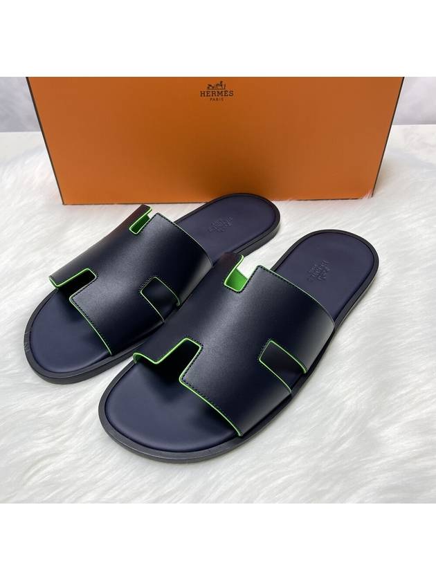 Izmir Leather Sandals Marine - HERMES - BALAAN 3