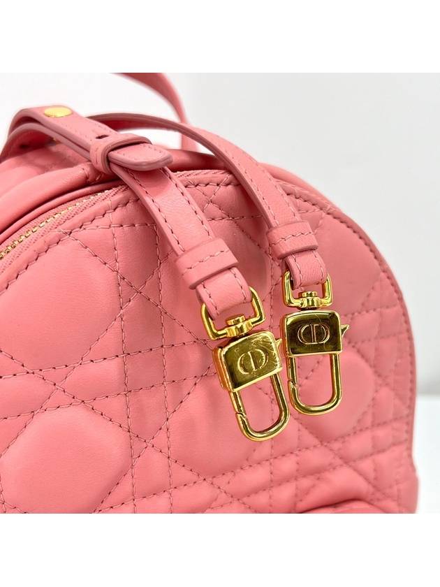 Christian Cannage Mini Backpack Pink - DIOR - BALAAN 9