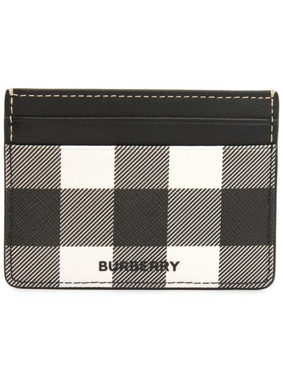 Check Logo Print Card Wallet - BURBERRY - BALAAN 2