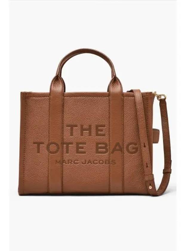 Leather The Medium Tote Argan Oil MBBAW24009BRX - MARC JACOBS - BALAAN 1