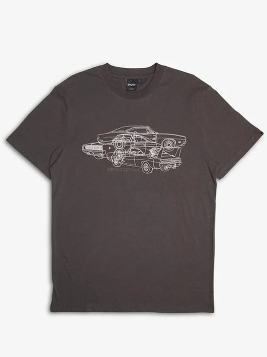 Deus Men s Charger Short Sleeve T Shirt DMP241256E ATH - DEUS EX MACHINA - BALAAN 1