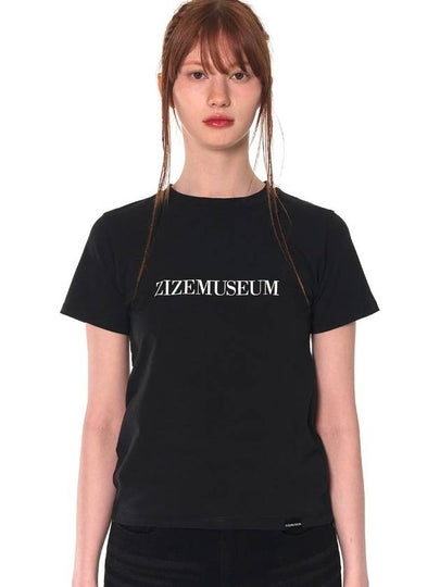 Zize Short Sleeve T-Shirt Black - ZIZEMUSEUM - BALAAN 2