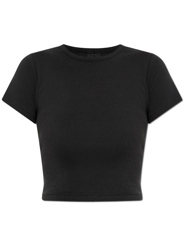 ENTIRE STUDIOS T-shirt Micro Waffle, Women's, Black - ENTIRE STUDIOS - BALAAN 1