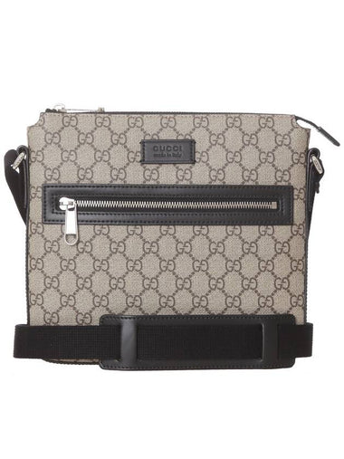 GG Supreme Canvas Small Cross Bag Beige Brown - GUCCI - BALAAN 1