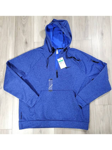 Golf Therma-Fit Fitness 1/4 Zip Hoodie Blue - NIKE - BALAAN 1