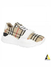 Vintage Check Suede Leather Sneakers Archive Beige - BURBERRY - BALAAN 2