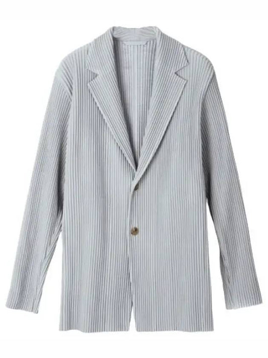 Homme Pliss Pleated Basic Blazer Jacket Men - ISSEY MIYAKE - BALAAN 1