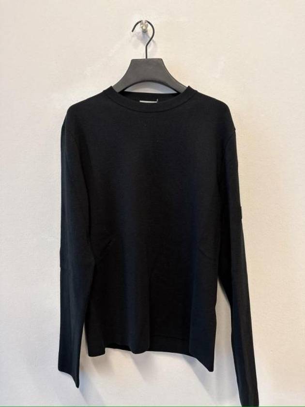 Patch Punto Milano Wool Sweatshirt Black - DIOR - BALAAN 2