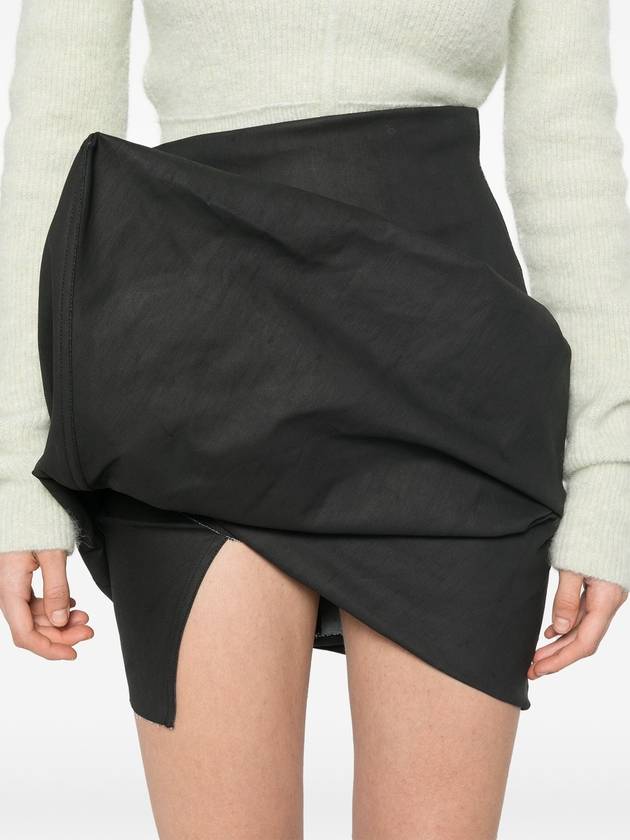 draped mini skirt - RICK OWENS - BALAAN 5