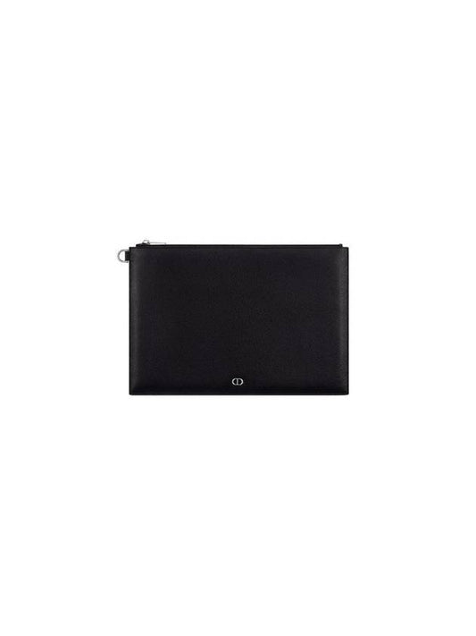 CD Icon Signature A4 Pouch Black - DIOR - BALAAN 1