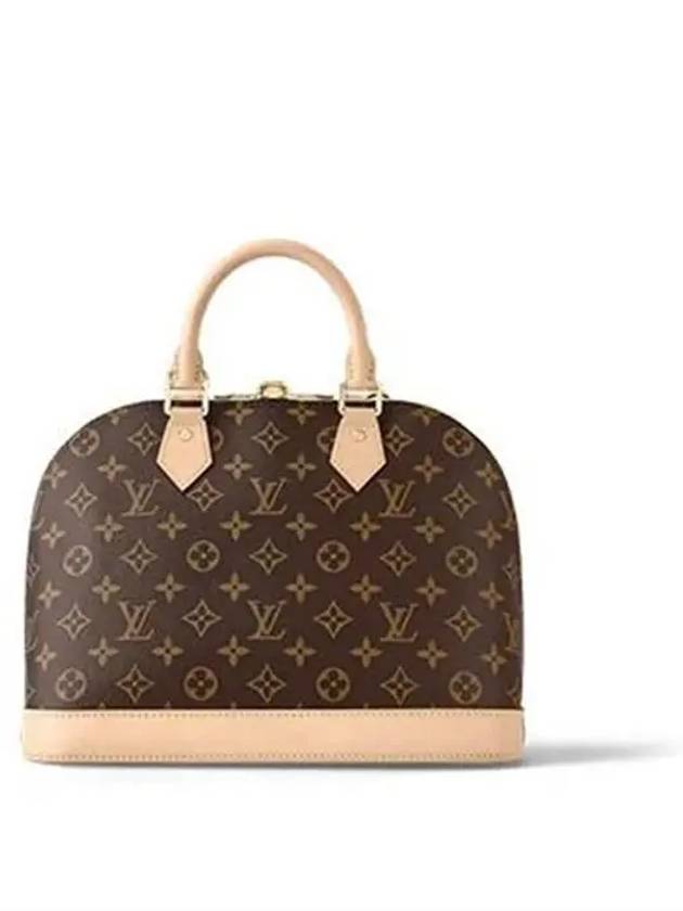 Alma Monogram Canvas Tote Bag Brown - LOUIS VUITTON - BALAAN 4