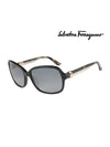 Eyewear Square Plastic Sunglasses Black - SALVATORE FERRAGAMO - BALAAN 3