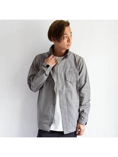 Woven M65 Zip-Up Jacket Grey - NIKE - BALAAN 2