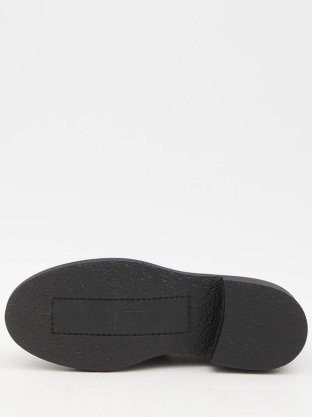 V Logo Locker Loafers Black - VALENTINO - BALAAN 6