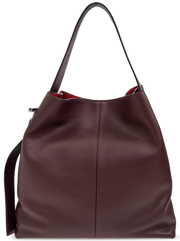 Alexander McQueen Bag T-Bar Sling, Women's, Burgundy - ALEXANDER MCQUEEN - BALAAN 3