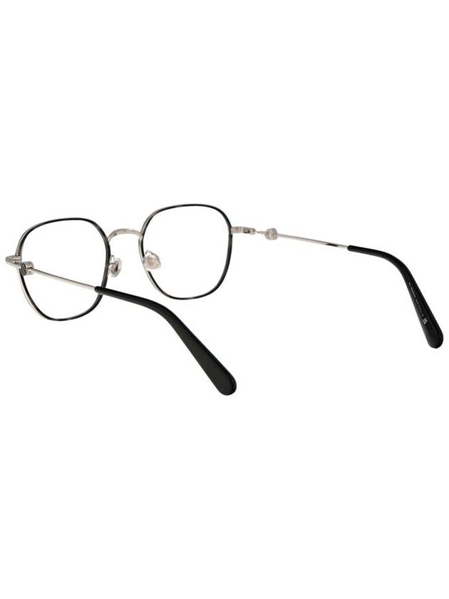 Eyeglasses Round Metal Palladium - MONCLER - BALAAN 5