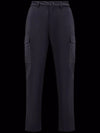 Men's Logo Patch Jersey Cargo Slacks Black - MONCLER - BALAAN 2