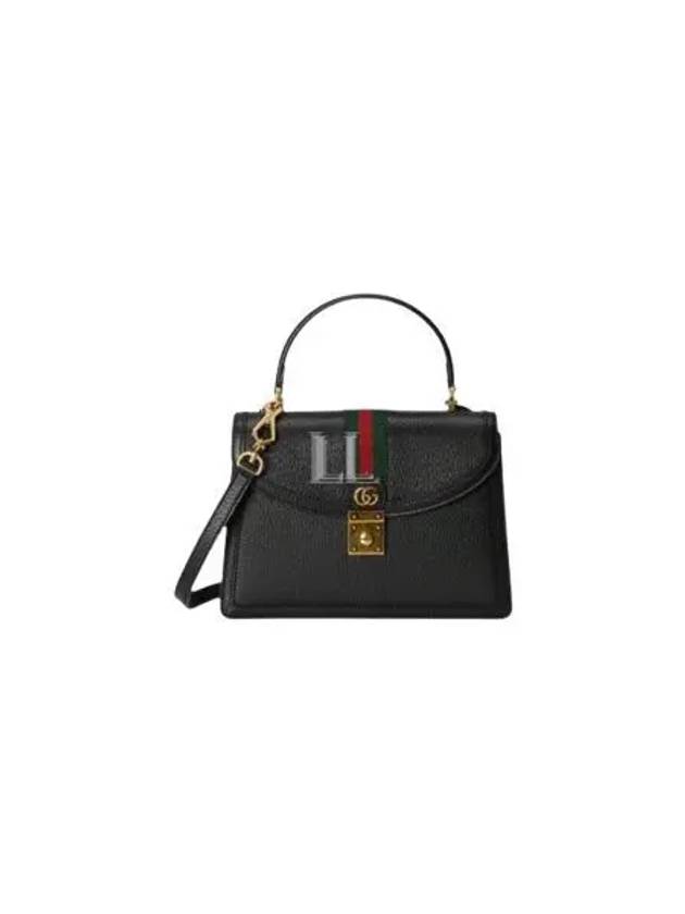 Ophidia Web Detail Top Handle Shoulder Bag Black - GUCCI - BALAAN 2