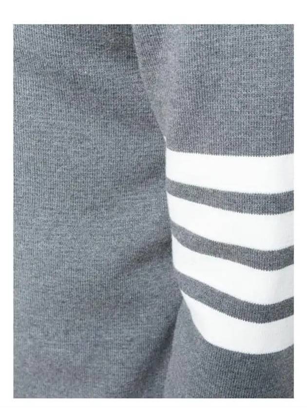 4 Bar Armband Milano Stitch Knit Top Mid Grey - THOM BROWNE - BALAAN 6