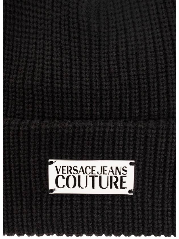 Versace Jeans Couture Cap With Logo, Women's, Black - VERSACE - BALAAN 4