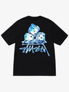 Melted Short Sleeve T-Shirt Black - STUSSY - BALAAN 2