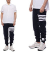 Men's Classic Loopback Engineered 4 Bar Classic Sweatpants Navy - THOM BROWNE - BALAAN 2