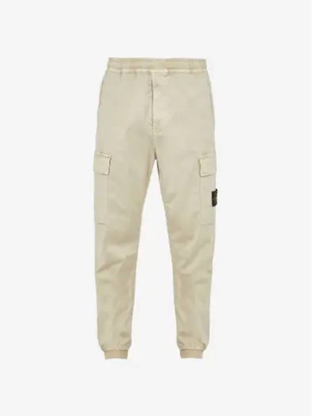 Wappen Patch Cargo Track Pants Beige - STONE ISLAND - BALAAN 2