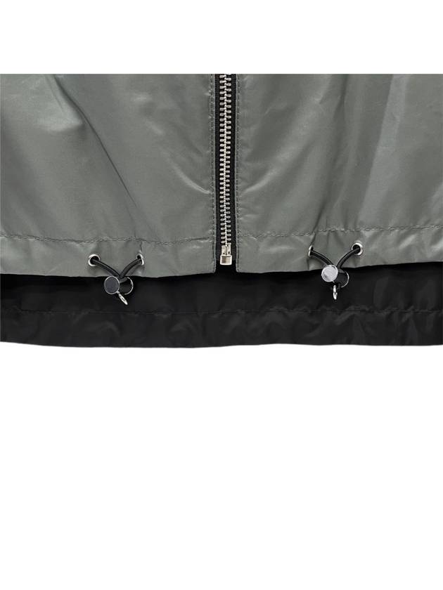 Re-Nylon Reversible Zip Up Jacket Black - PRADA - BALAAN 7