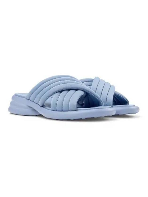 Spiro Cross Strap Slippers Blue - CAMPER - BALAAN 2